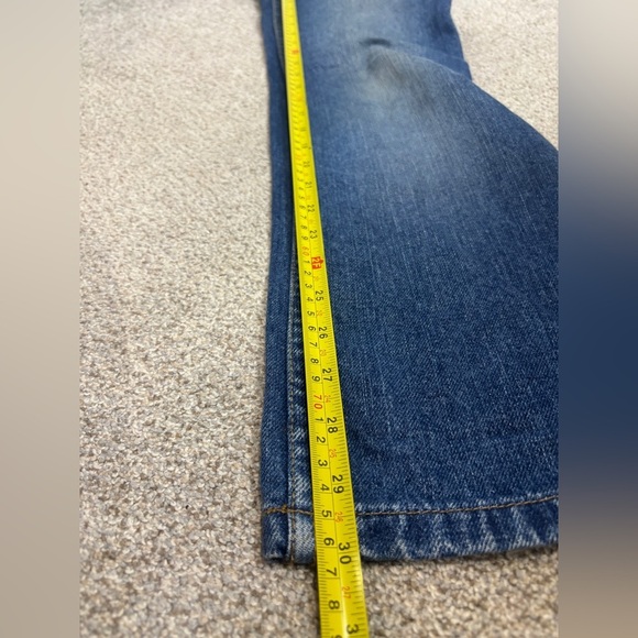 Vintage Y2K Tommy Jeans Low Rise Size 5 Straight Jeans 90s 2002 - Picture 12 of 13